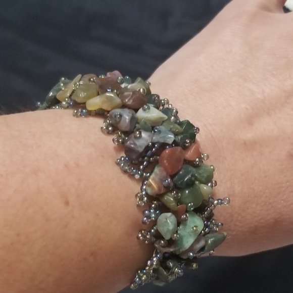 HOST PICK ❤️Handmade Indian Agate Bracelet - Picture 5 of 5